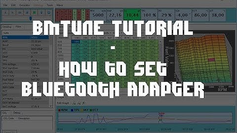 BMTune - Setting Bluetooth HC05 Adapter for Datalogging