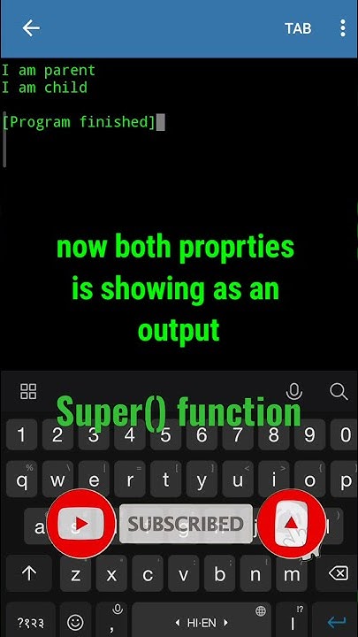 super() function in python | How to use super function | super function ...