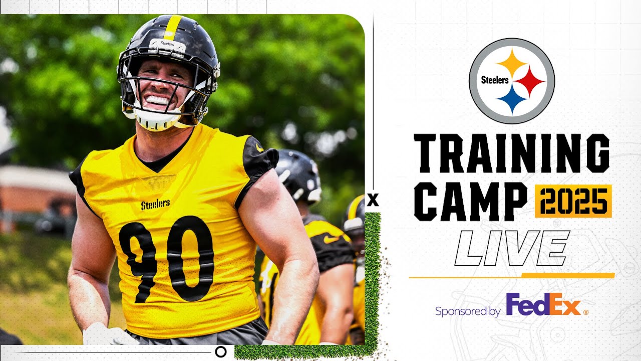 Watch Steelers Training Camp Practice on July 26 | Training Camp Live | Pittsburgh Steelers