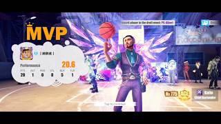 streetball allstar - kaito score 20 pts / 1 ast / 5 blk / 1 flr