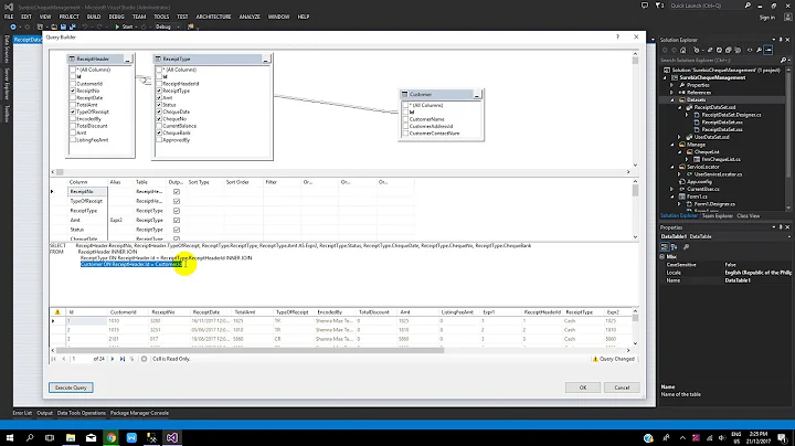 C# Using Dataset,DataTable & TableAdapter - Display Datagridview