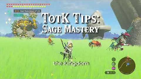 Tears of the Kingdom: Sage Mastery - Make The Most Of Each Sage - Tips & Tricks