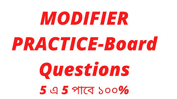 Modifier Board Question Solution @ Nayan Academy