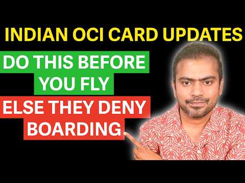 Mandatory Latest OCI Updates: How to Avoid Boarding Denial 🇮🇳✈️ Simple Steps to Update 📋✅