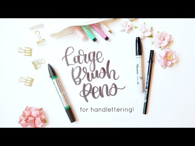 Best Brush Pens for Beginner Handlettering — How To Handletter