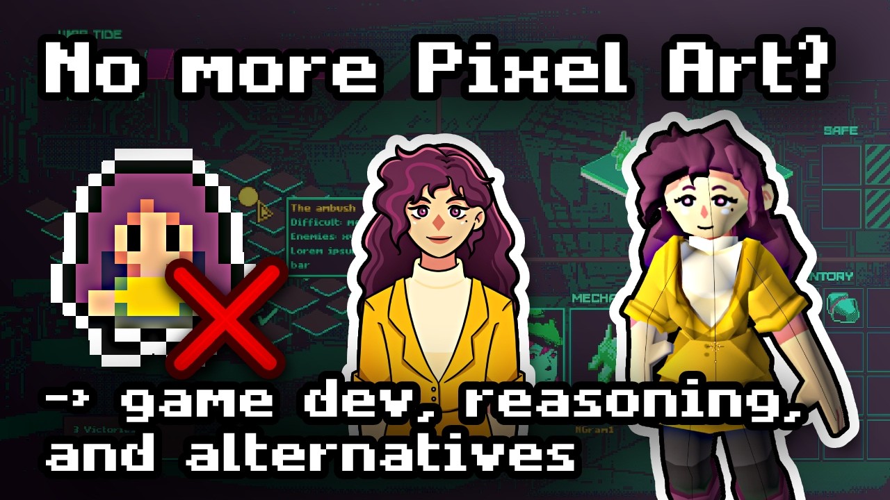 Por que estou abandonando a Pixel Art - Estilos artísticos para ...