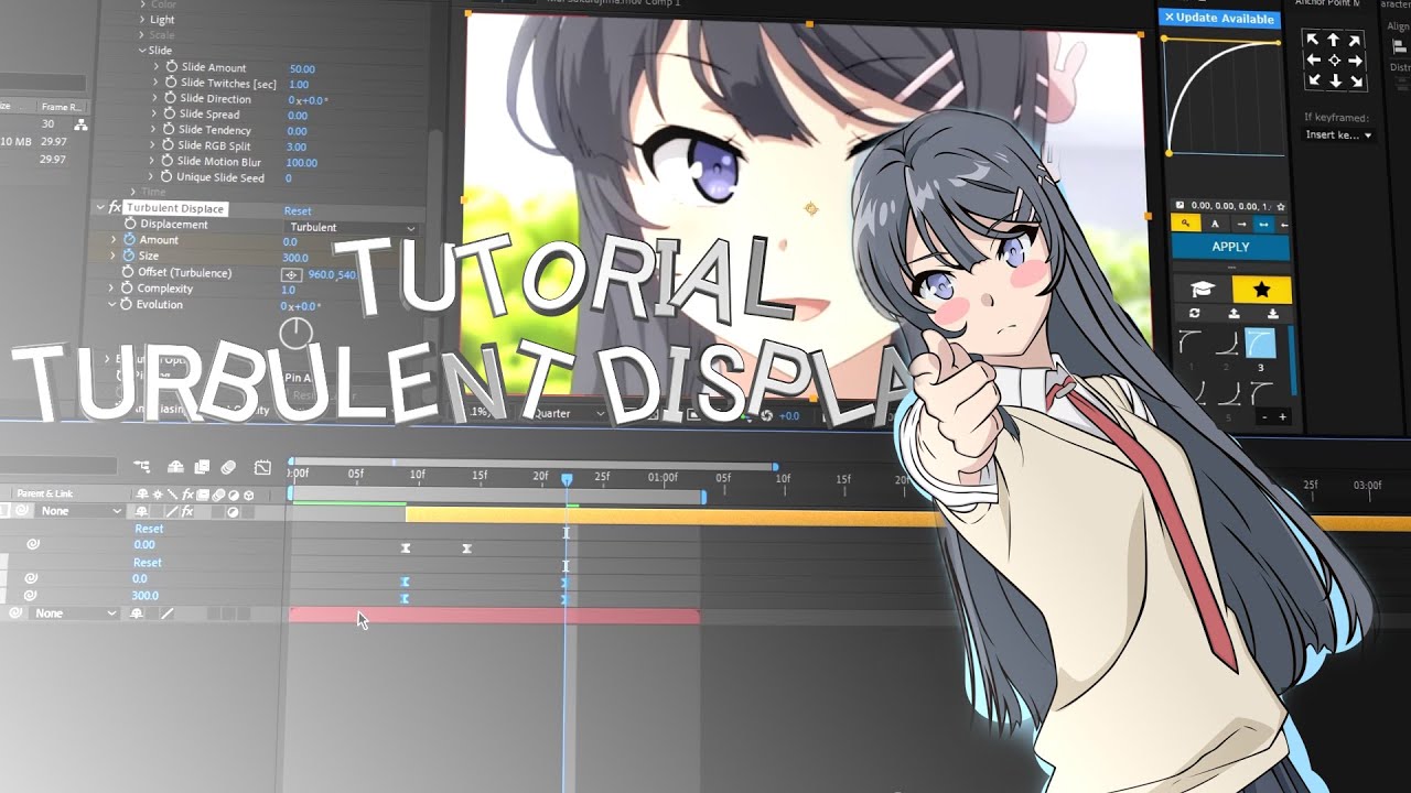 Tutorial Turbulent Displace - After Effects AMV - YouTube