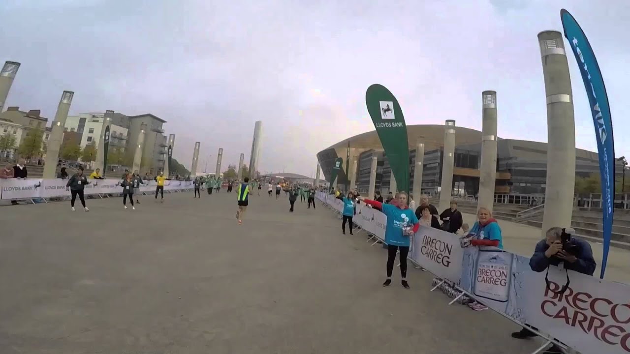 Cardiff Half Marathon route: in 2 minutes! (World Championship course for 2016)