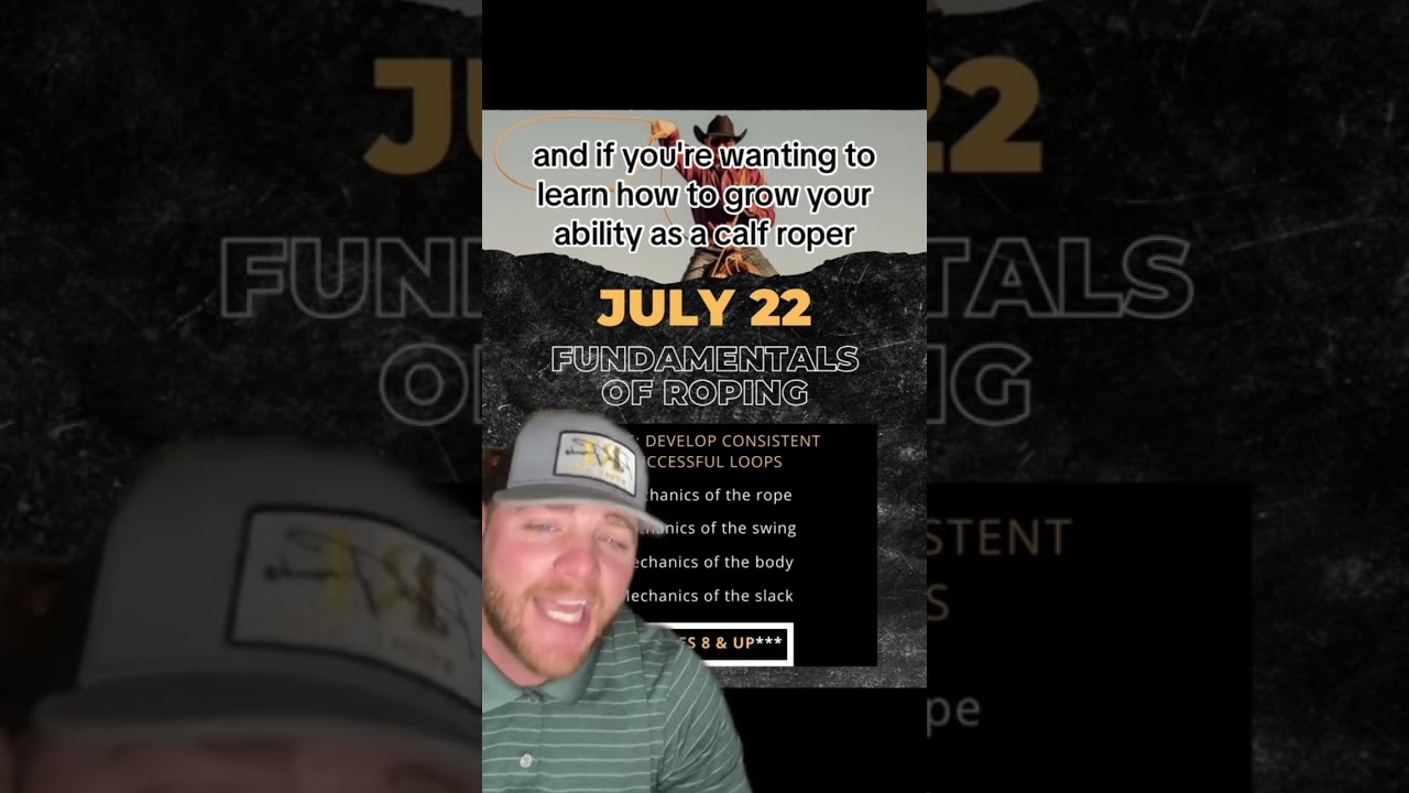 Have YOU heard about this roping clinic?!😱😳 