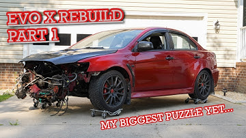 I BOUGHT A BLOWN UP EVO X TO BRING BACK TO LIFE