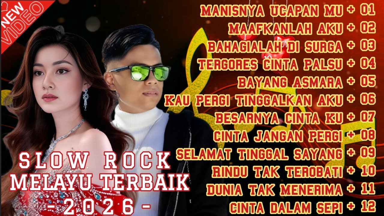 SLOW ROCK MELAYU TERBAIK 2026//PALING SEDIH😭 cocok untuk menemani aktivitas dan santai 