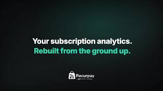 Recurpay Subscriptions | Recurpay's Subscription Analytics | Shopify Subscription App