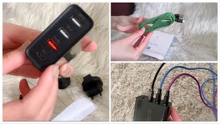 Amazon 5 pck iPhone charger &amp; 4 port USB charger unboxing