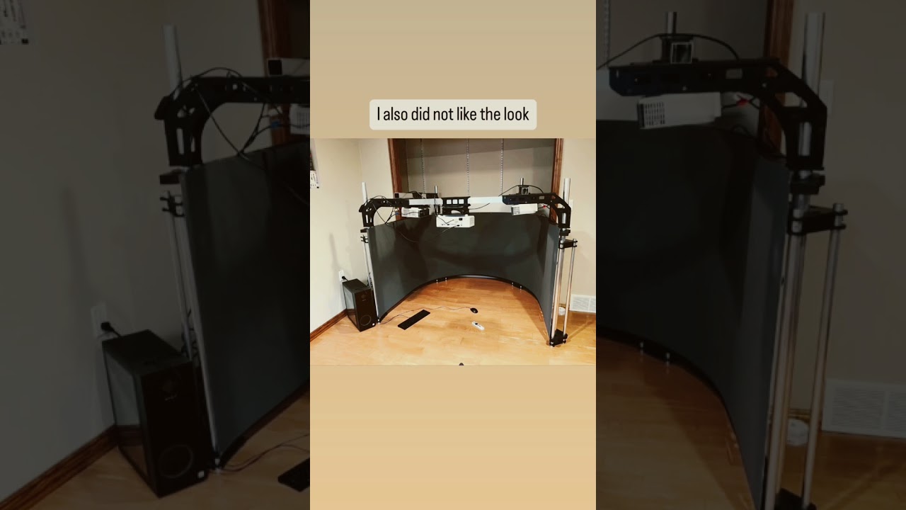 Throwback Thursday on how I built my 3 projector setup for my sim rig 