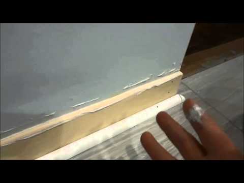 Installing Baseboards With A Finish Nailer-DIY Tutorial - YouTube