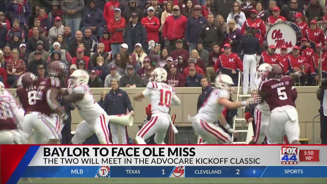Baylor to Meet Ole Miss in 2020