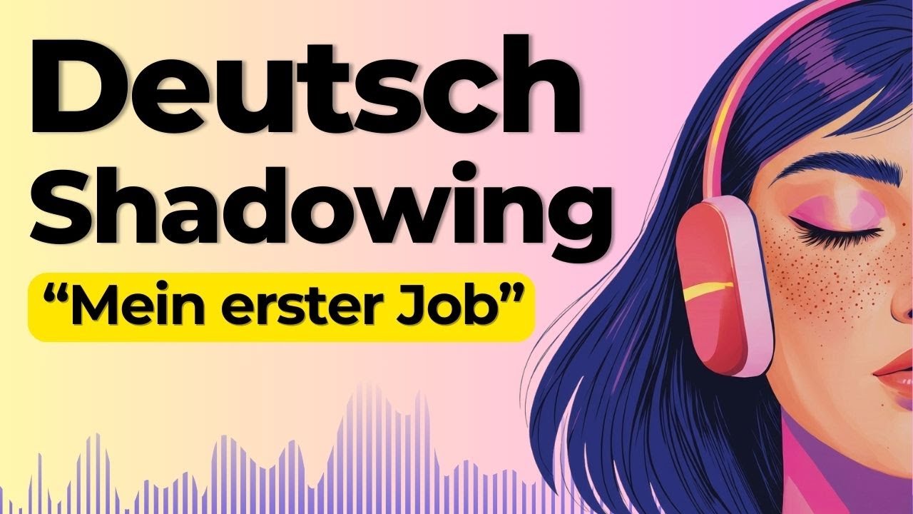 German Job Interview Basics | Shadowing German Speaking Practice