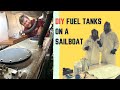 EP 28. HOW-TO: Sailboat DIY Fuel Tanks - Sailboat Fiberglassing | Two the Horizon