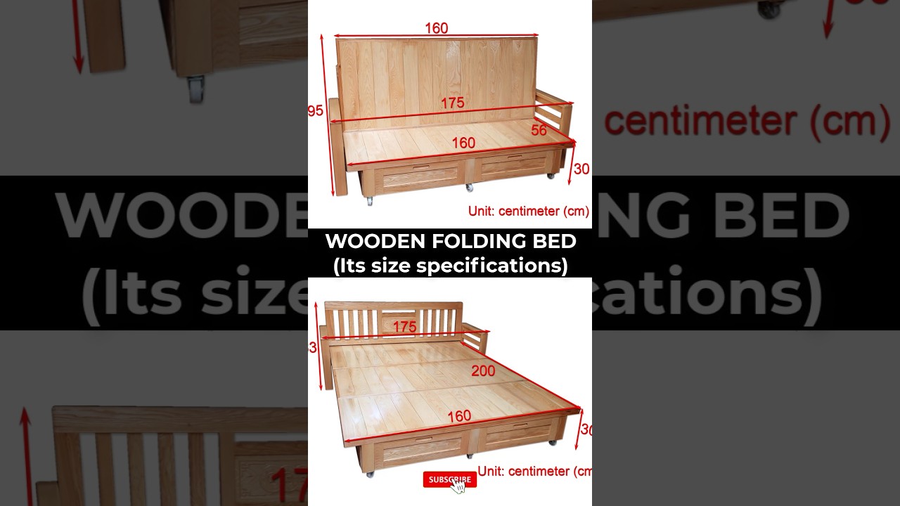 I Found The PERFECT Wooden Folding Bed For My Small Space