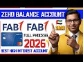 Zero Balance Account In Uae | FAB Bank Isave Account Opening | Best Zero Balance Account Open 2026