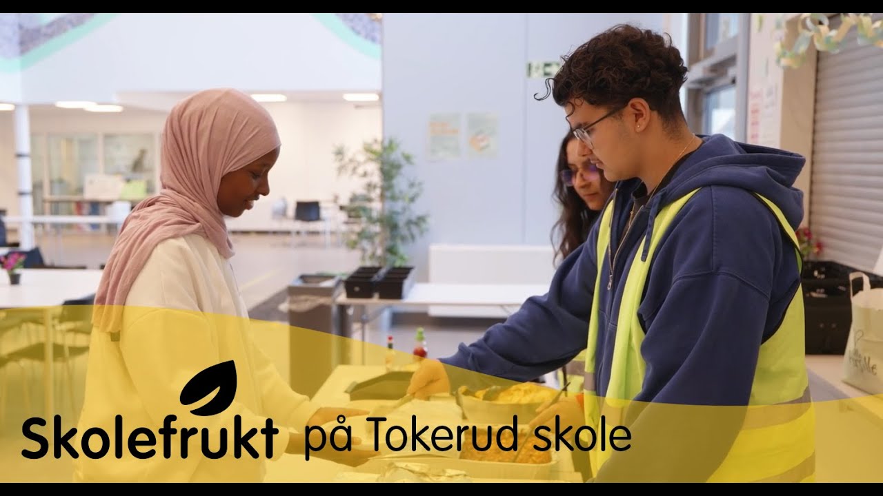 Skolefrukt og skolemat på Tokerud skole!