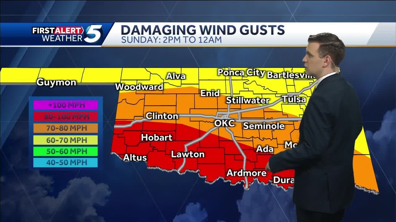 TIMELINE: Powerful storms with risk of tornadoes, 100 mph winds ...