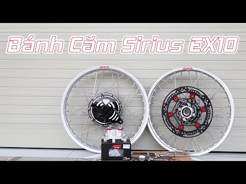Video Bộ Bánh Căm Đùm Phay Niềng RCB Căm Nova Sirius - EX10... - youtube