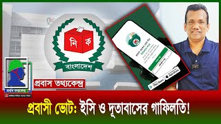 প্রবাসী ভোটের বিষয়ে নি‍‍র্বাচন কমিশন ও দূতাবাসগুলো দায়সারা ভূমিকা৤ প্রচারণায় নেই গুরুত্ব