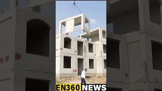 Integrated housing for easy construction process  Good tools and machinery make work easy