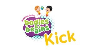 Building Active Bodies and Brains: Kicking