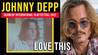 The best footage of the masterclass of Johnny Depp in Tashkent International Film Festival 2022