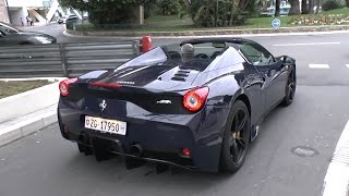 Spotted my first ferrari 458 speciale aperta in monaco, and ended up
seeing 6 of them on trip! a few red one's, dark blue, grey, black
yellow! all loo...