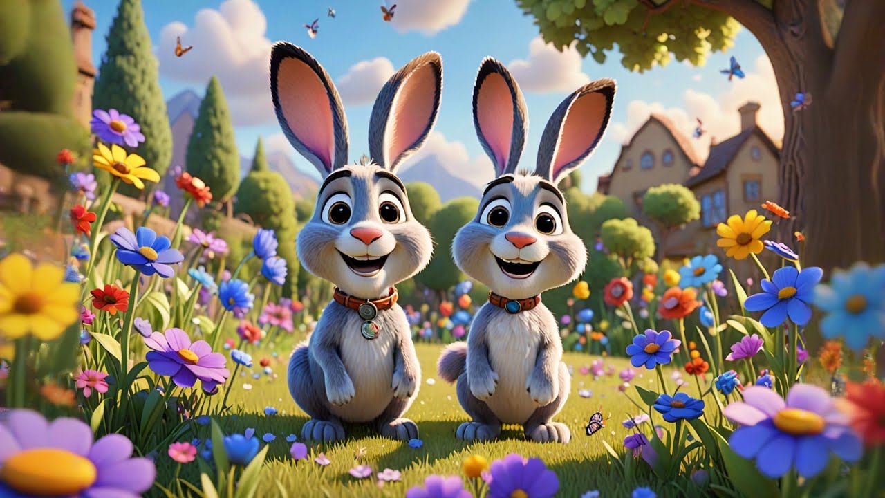 Bobby Bunny Sings a Song | Singing and Learning for Kids | Nursery Rhymes and Baby Songs