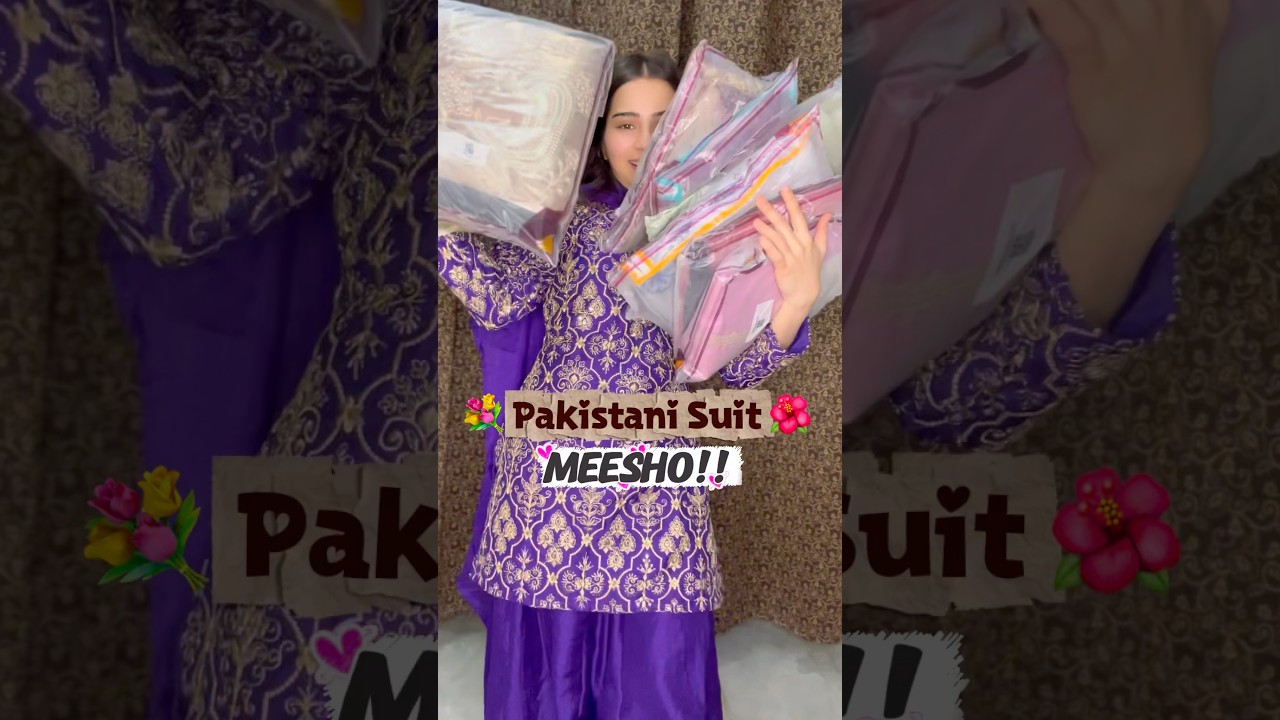 Huge Meesho Suit Collection ✨ | Pakistani Suit haul 