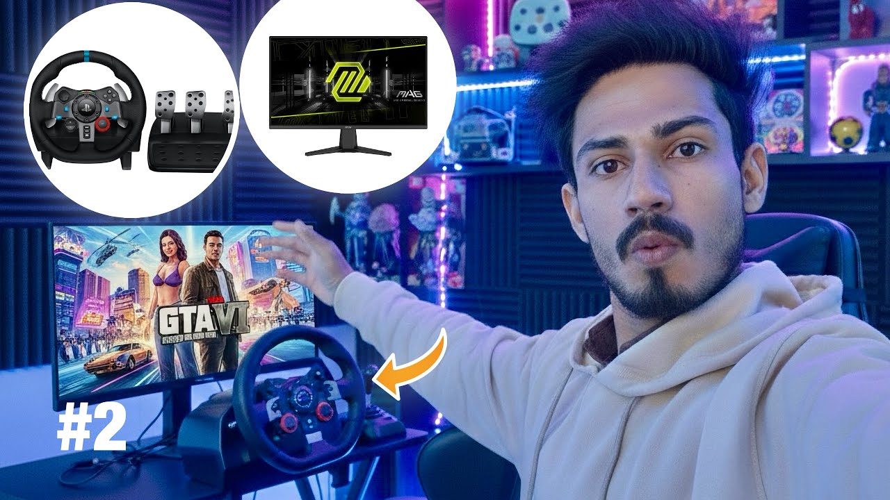GTA 6 Ready Setup 😍 Bought Gaming Wheel & Monitor 😎 | PART-2