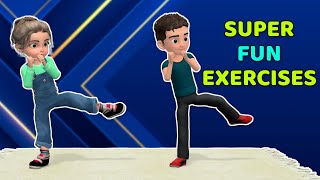 8 SUPER FUN BALANCE AND COORDINATION EXERCISES FOR KIDS screenshot 2