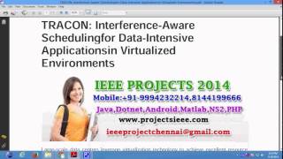 TRACON Interference Aware Schedulingfor Data Intensive Applicationsin Virtualized Environments Net Worth