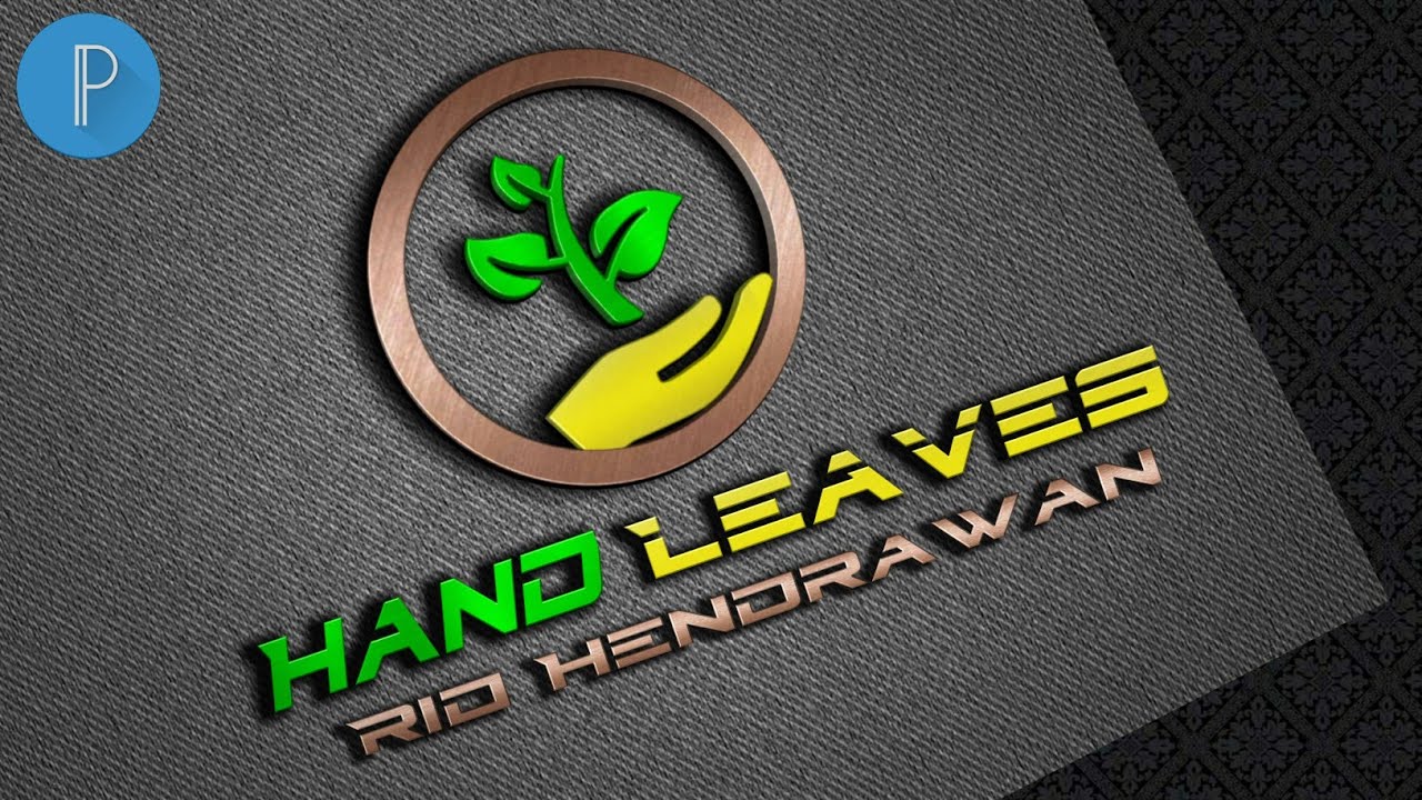 Cara Simple Membuat logo Keren pada Pixelab "HAND LEAVES ...