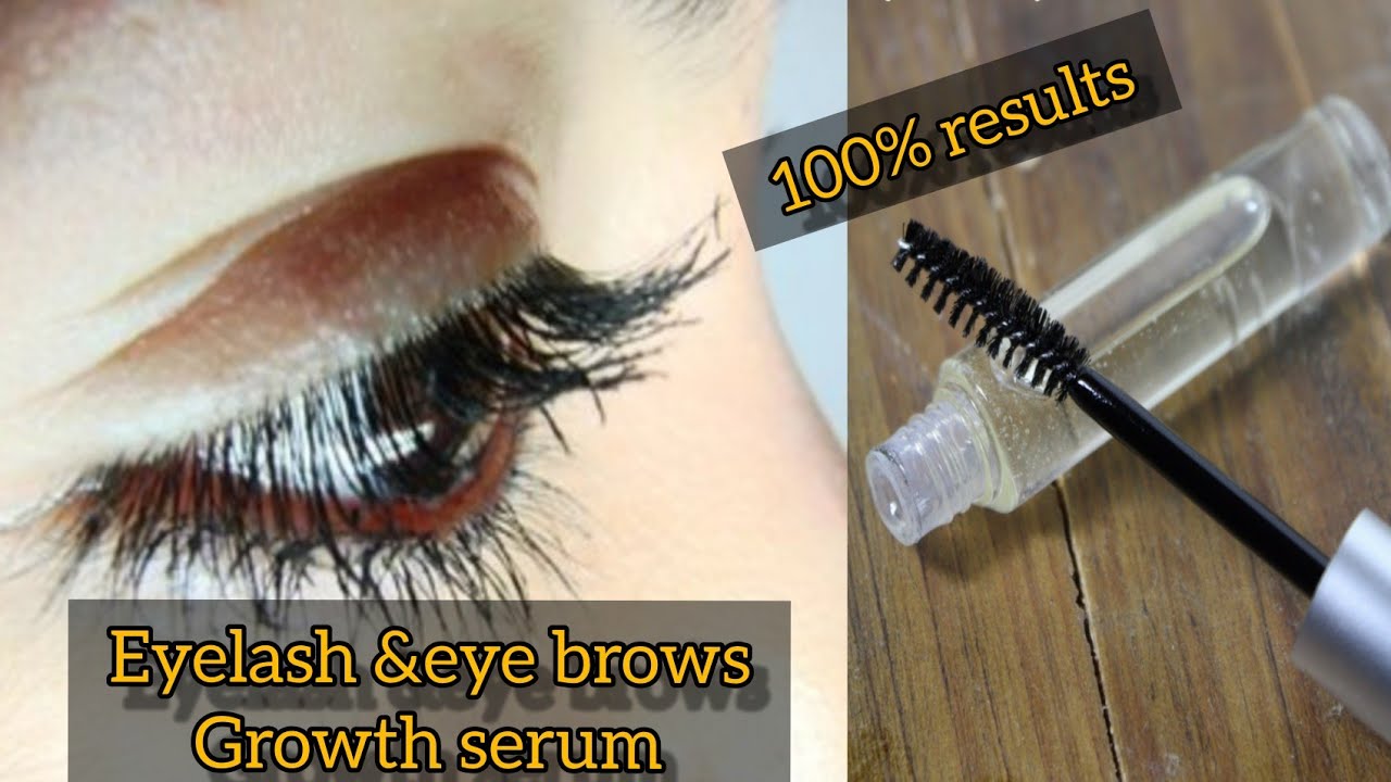 How To Grow Long Eyelashes And Eyebrows Naturally | Healthy Eyelashes And Eyebrows|Diy serum