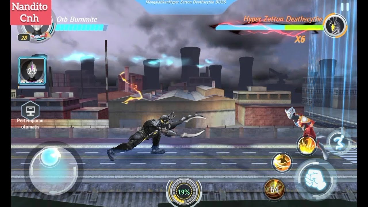CHAPTER 2.5 HARD MODE MELAWAN BOS HYPER ZETTON DEATHSCYTHE | MAIN GAME ULTRAMAN