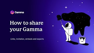 How to share your Gamma