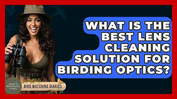 What Is The Best Lens Cleaning Solution For Birding Optics? - Bird Watching Diaries