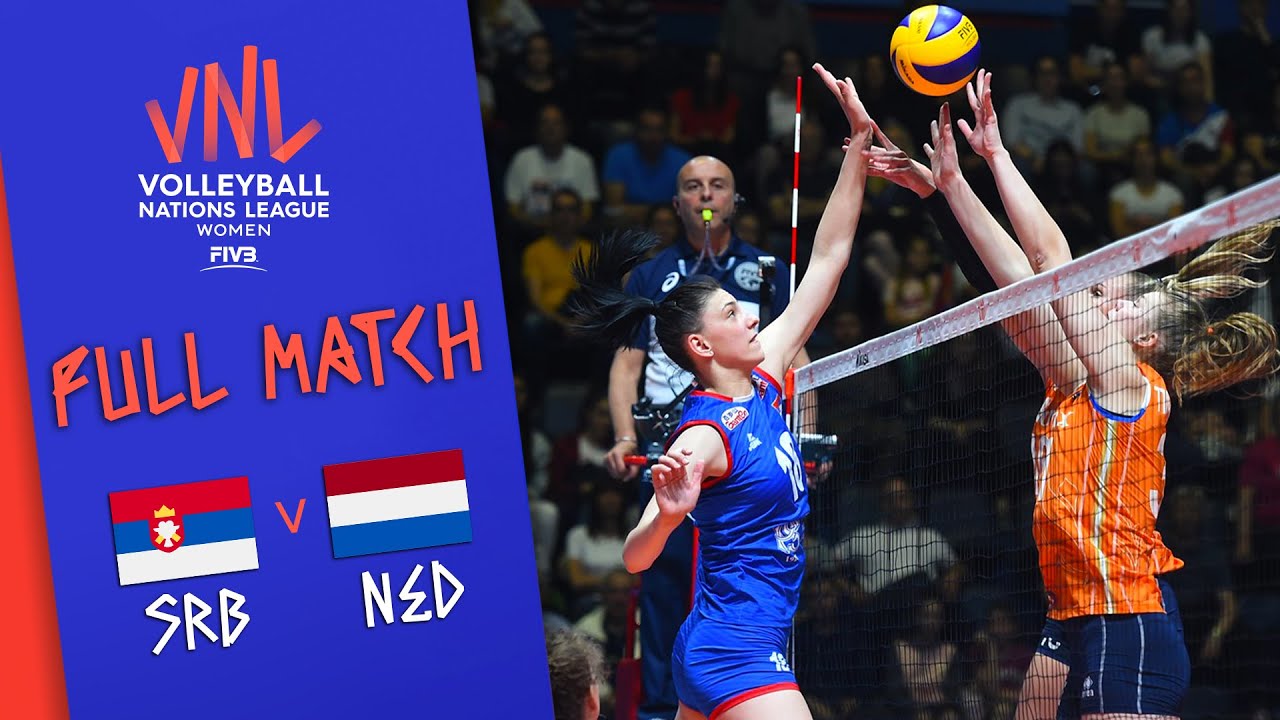 Serbia 🆚 Netherlands - Full Match Womens Volleyball Nations League 2019 