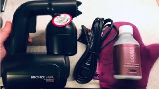 MineTan Spray Tan Machine Personal Bronze Babe Spray Tan Kit Review, Lightweight Home Spray Tan