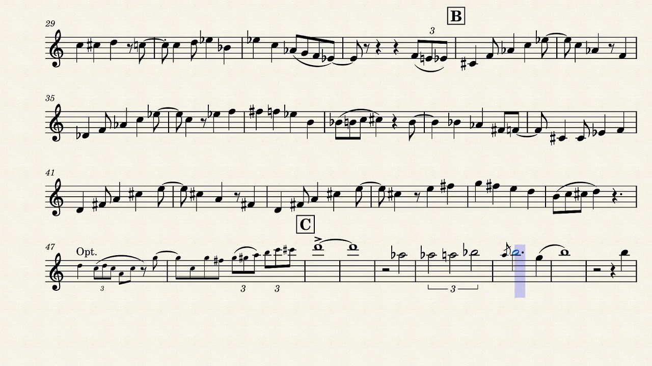 Mario Kart Wii - Coconut Mall, Arr. for Alto Sax