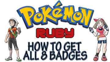 Pokemon Ruby - Get All 8 Badges | GameShark Codes