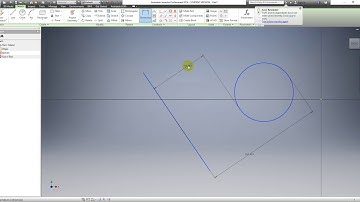 Lệnh Dimension trong Inventor