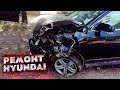 КУЗОВНОЙ РЕМОНТ Hyundai ix55 ПОСЛЕ ДТП. Работа на стапеле, рихтовка, сварочные работы. BODY REPAIR