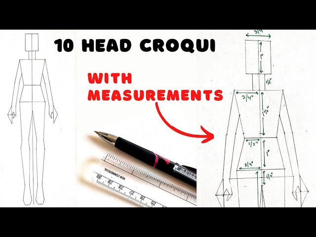 Part 1 How To Draw An 8-Head Figure - Youtube