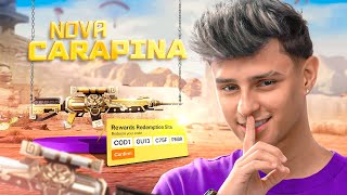LIVE ON ???? CHEGOU NOVO CODIGUIN DA CARAPINA  ???? 5• DIA DE LOJINHA ????